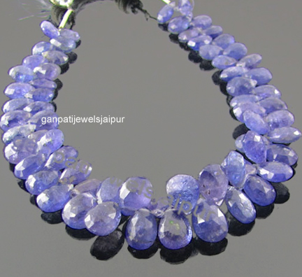 Wholesale Tanzanite hotsell Gemstone Beads, Tanzanite Briolette Pear-Drops Beads Manufacturer form Jaipur India